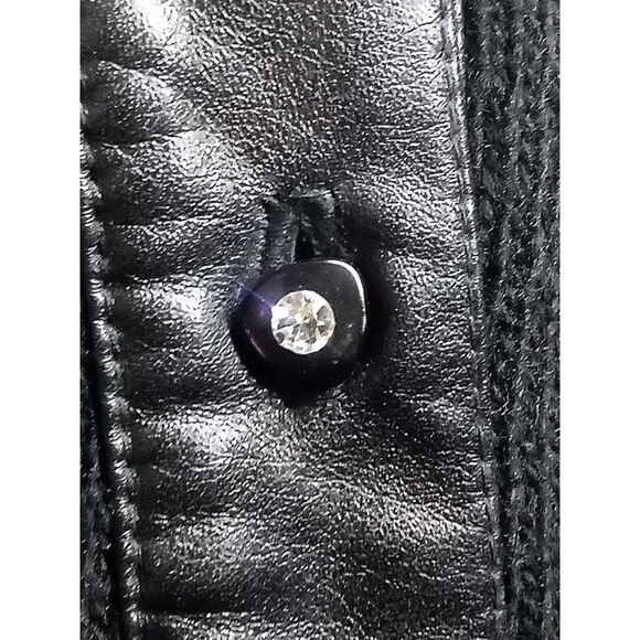 Vintage Joseph Ho Studio Beaded Black Lambswool Sweater Size Small  Stretchable - Picture 14 of 14